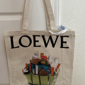 Loewe Crafted World Exhibition Gift Tote Bag Loewe Exhibition Limited Canvas