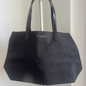 Givenchy Parfums Shiny Vinyl Black Tote Bag – Promotional Gift with Purchase