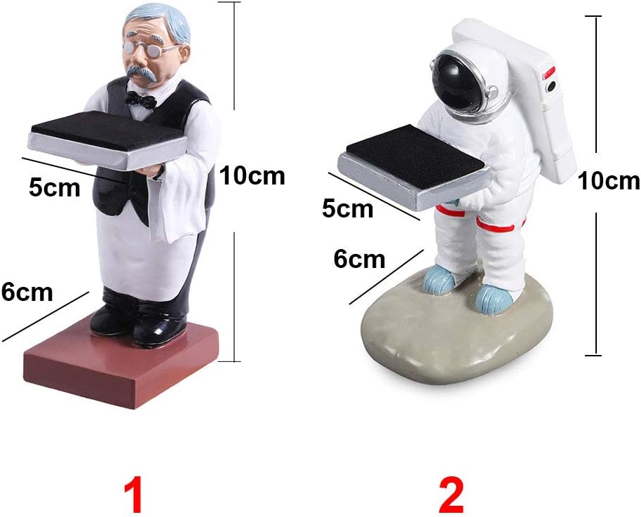 Pilarmuture Watch Display Stand Jewelry Organizer Astronaut Handmade Watch Holder Resin Figurine Jewelry Watch Storage Rack Eyeglass Holder for Office Home Decoration - Image 8