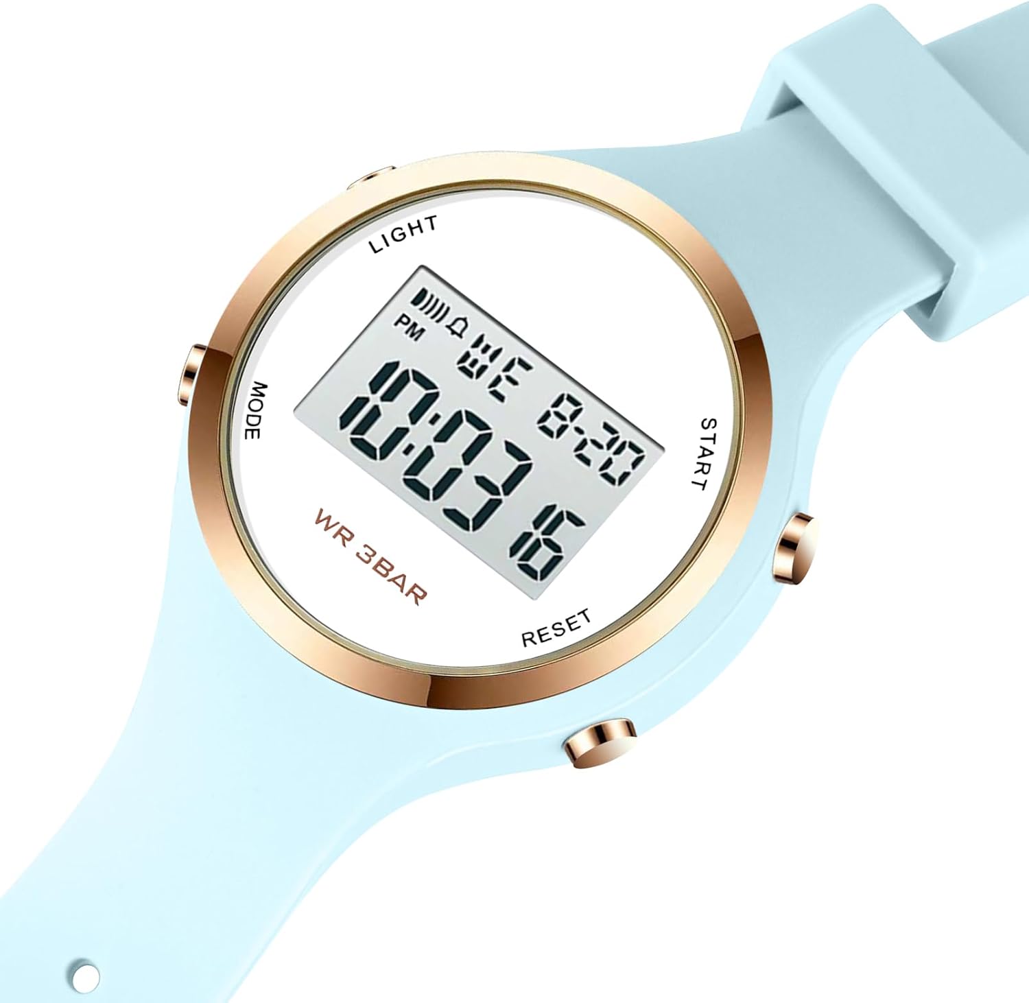 XCZAP Outdoor Sport Watches Alarm Clock 5Bar Waterproof LED Digital Watch - Image 2