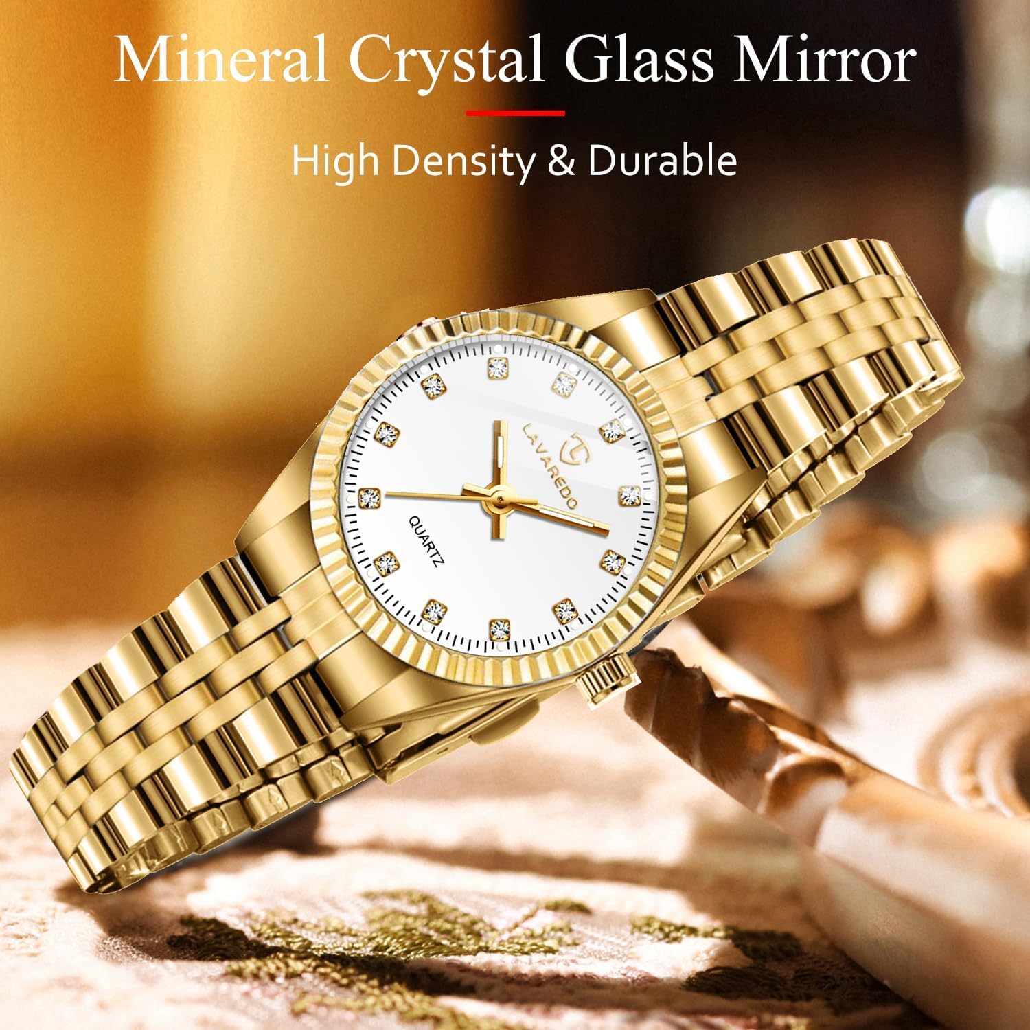 Watches for Women Montre Femme Cadeau Gift for Birthday Anniversary Womens Watch Fashion Dainty Elegant Quartz Analog Wrist Watch for Women Stainless Steel Bracelets - Image 8