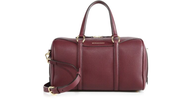 Review: Burberry Yellow/Brown Leather Medium Alchester Bowling Bag