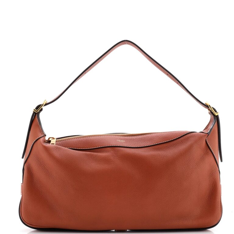 Review: CELINE [Rank A] Horse Carriage Shoulder Bag Purse Leather…