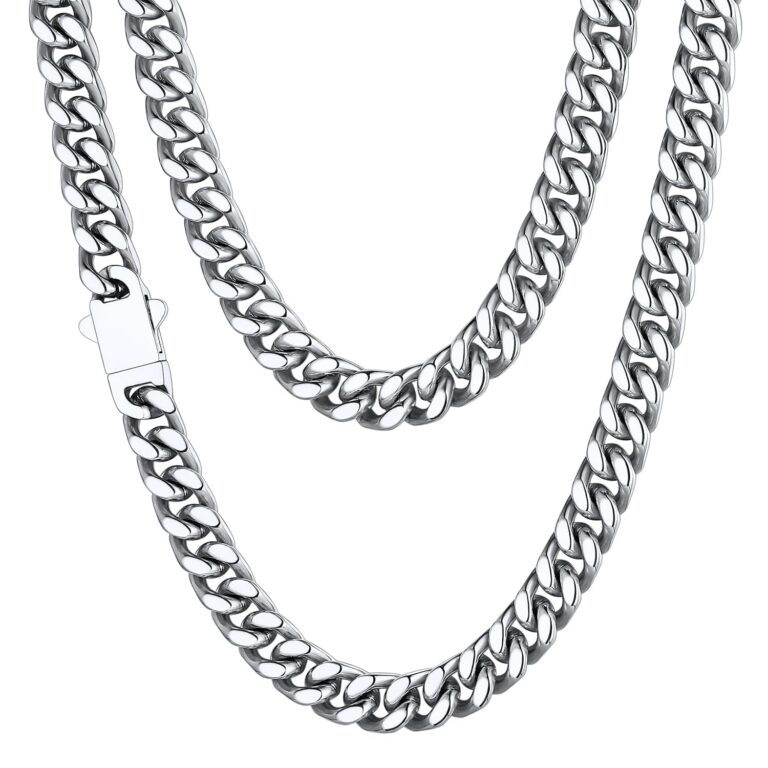 Review: FindChic Sturdy Cuban Link Curb Chain Necklace for Men…