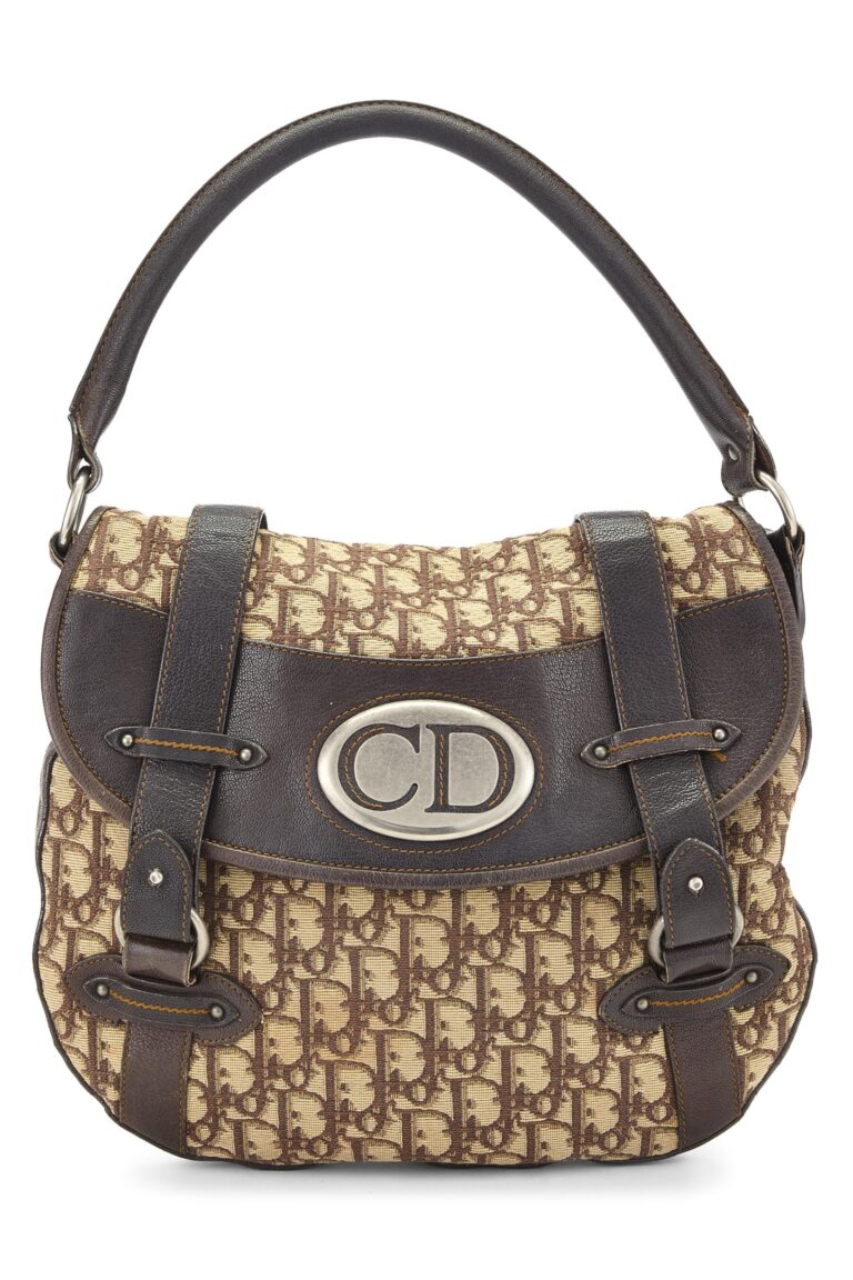 Review: Dior Shoulder Bag Trotter Canvas Brown Authentic