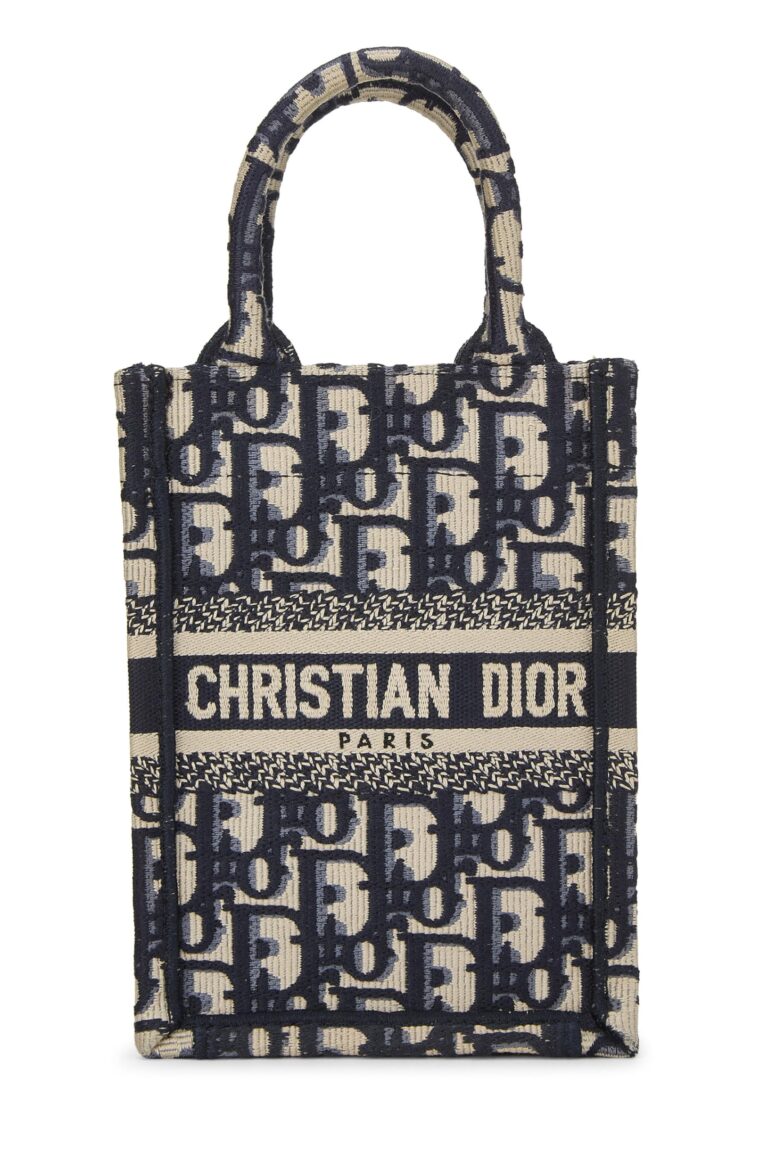 Review: Christian Dior Trotter Canvas Boston Bag Navy Auth 113055