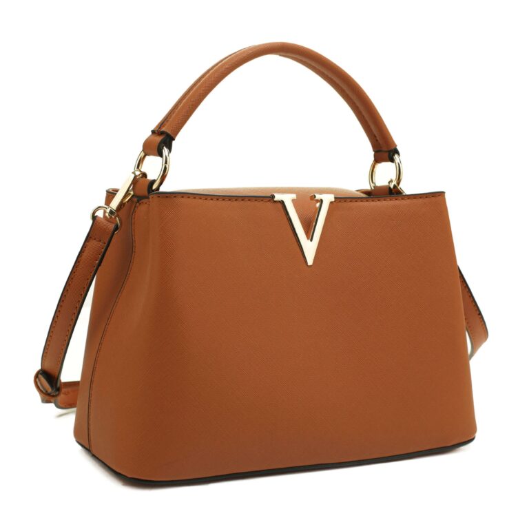 EVVE Women’s Small Satchel Bag Classic Top Handle Purses Fashion…