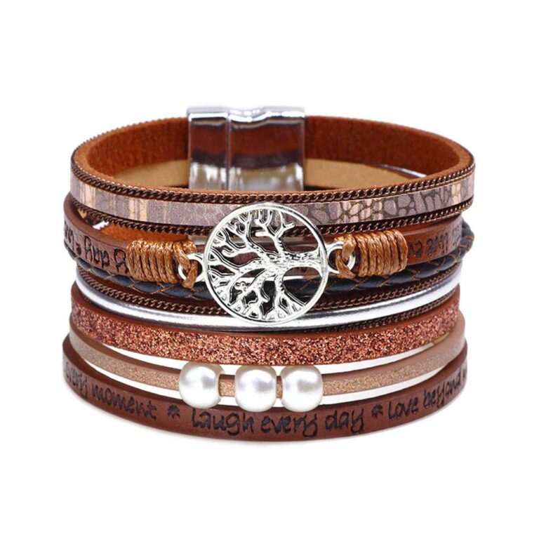 Review: Luluadorn Tree of Life Leather Wrap Bracelet Women Colorful…