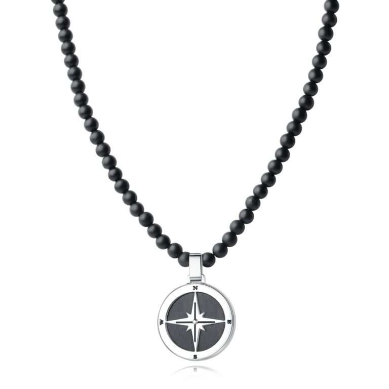 Review: GAVU Matte Onyx Necklace, Crystal Beaded Necklace for Men,…