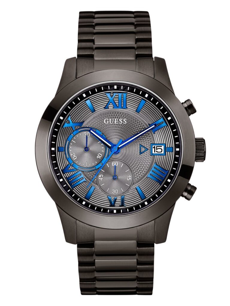 Review: GUESS Stainless Steel Gunmetal Chronograph Bracelet Watch