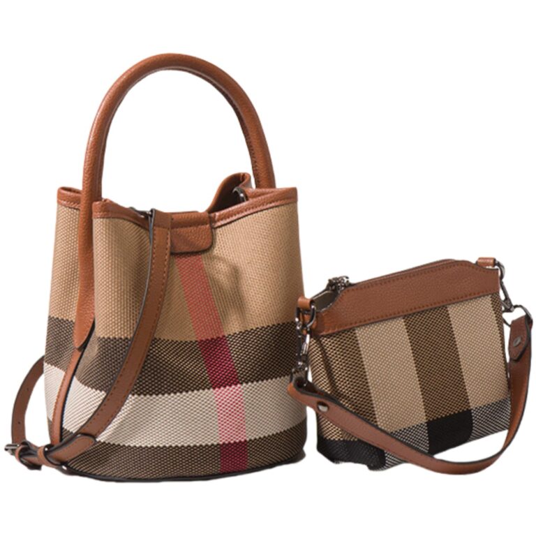 Review: Burberrys Nova Check Hand Bag Canvas Beige Auth 112102