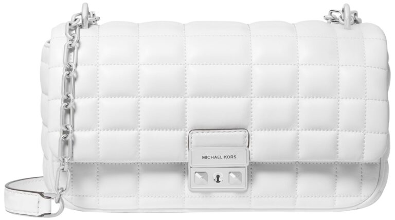 Review: Burberry TB Lola Leather Chain Shoulder Bag White
