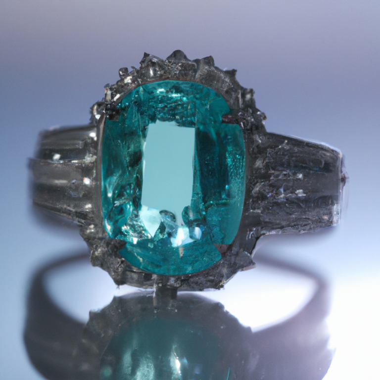 Review: A.Yupha Stunning 4 CT Aquamarine Ring in Sterling Silver Vintage 925 Elegant Size 6-10 (8)