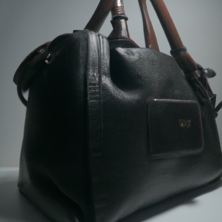 Review: Authentic GUCCI Bamboo Vintage Tote Hand Bag Nylon Leather Black 0770N