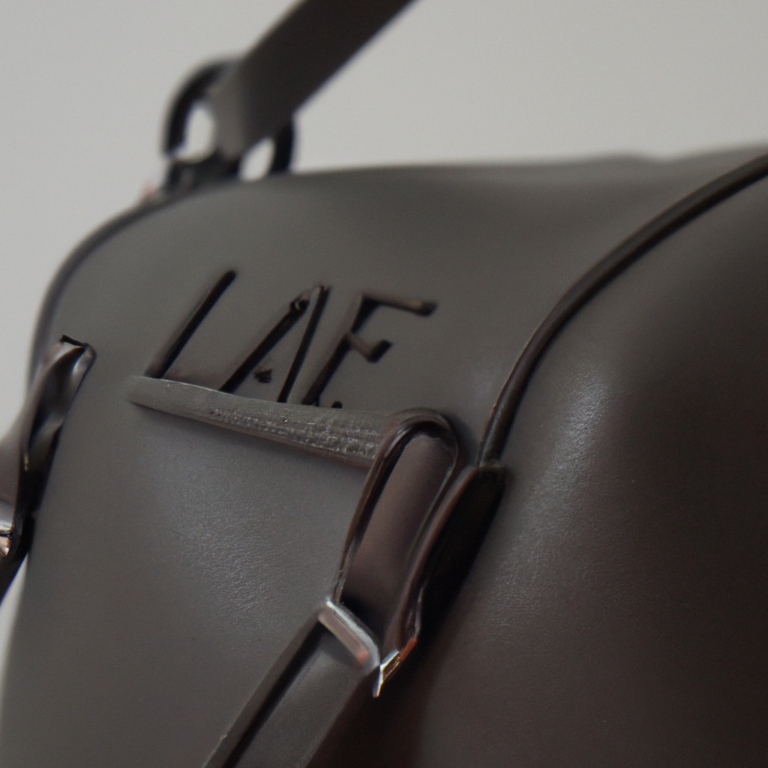 Review: Authentic LOEWE Nappa Aire Hand Bag Leather Anagram Logo Gray Vintage 010810