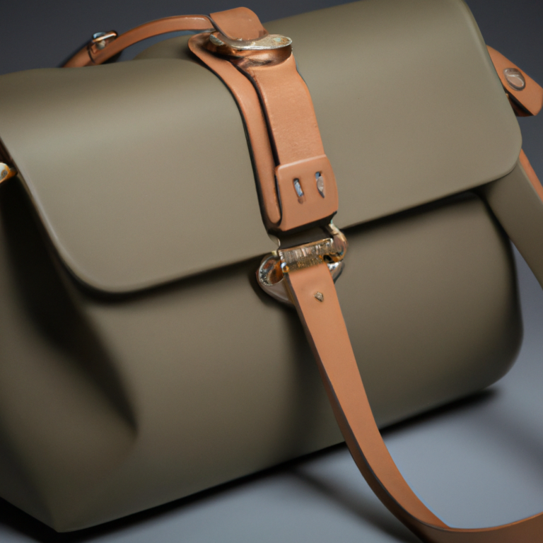 Review: GIVENCHY Shoulder Bag Purse Nylon Leather Khaki Authentic