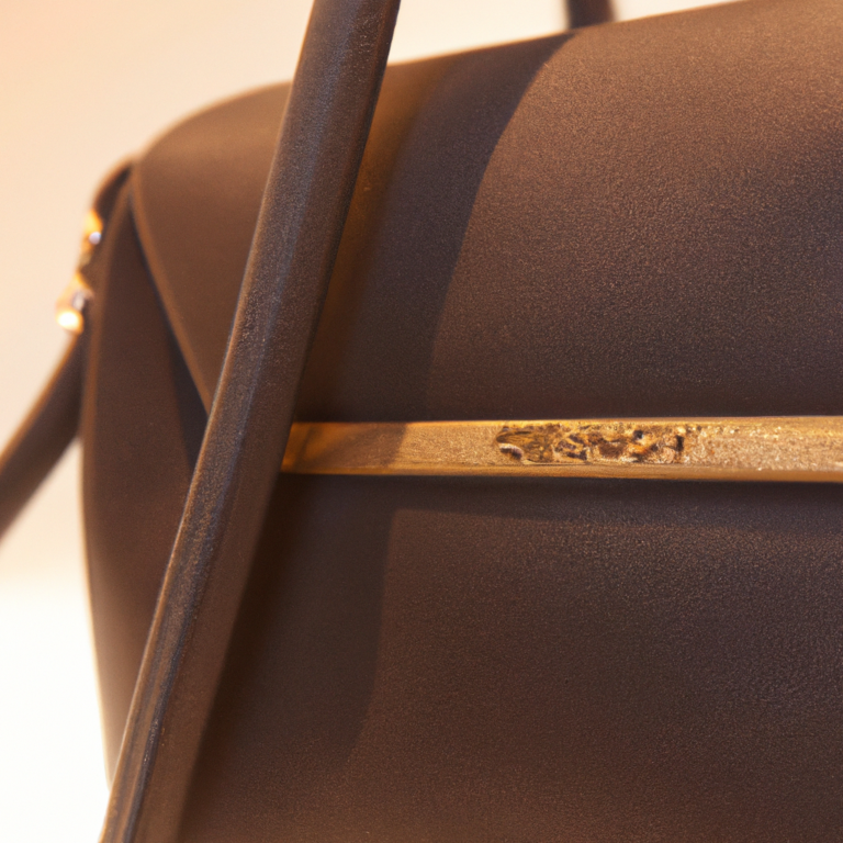 Review: GIVENCHY Shoulder Bag Suede Brown Gold Auth bs27977