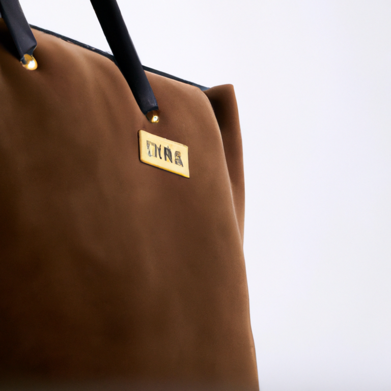 Review: LOEWE Hand Bag Tote Bag Anagram Suede Beige Brown Used gold hardware pouch