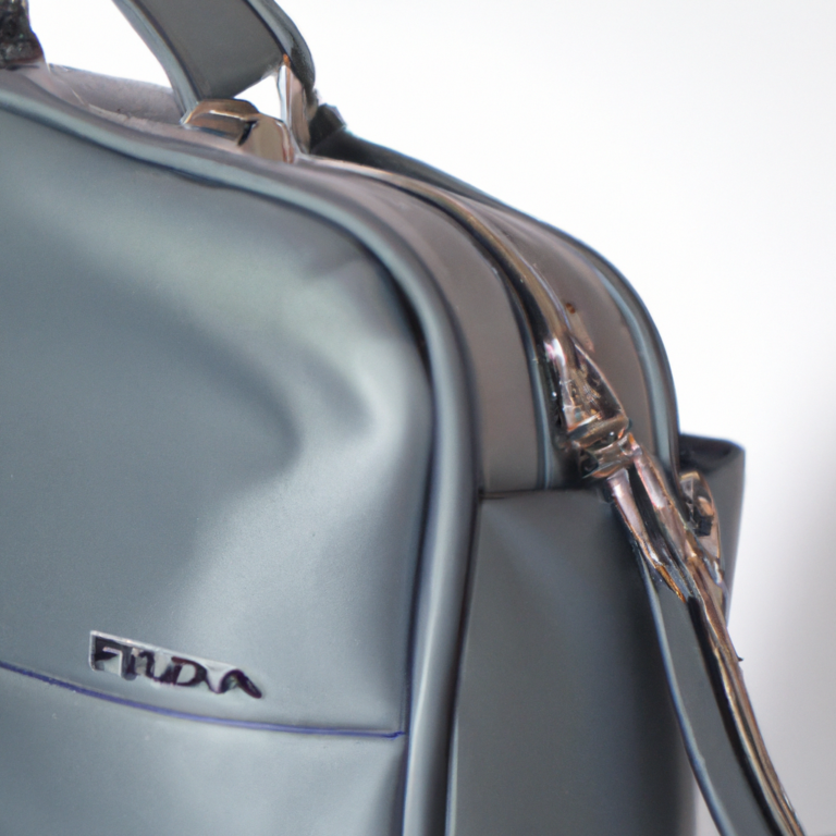 Review: PRADA Shoulder Bag Nylon Blue Silver Auth 131693
