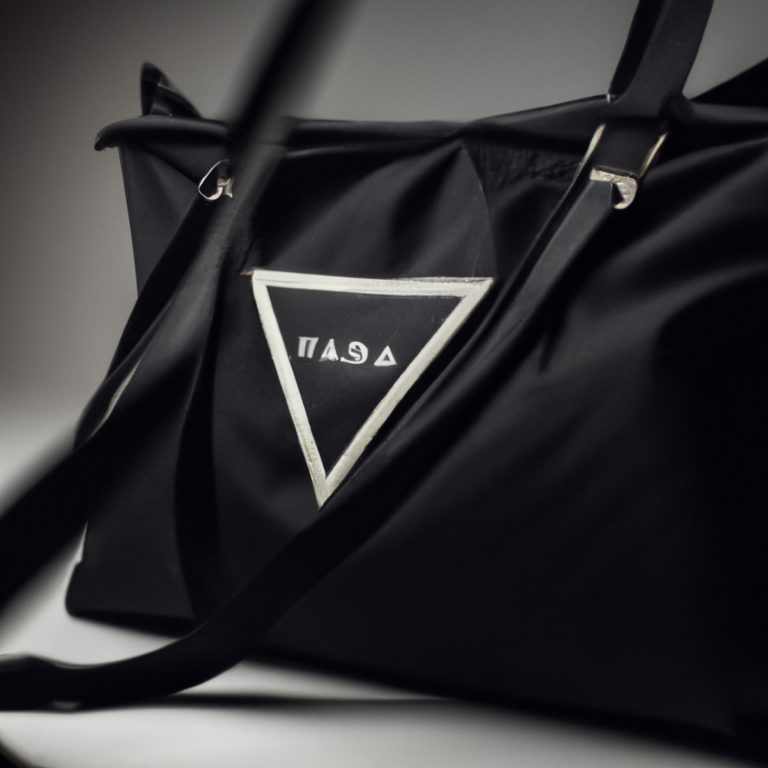 Review: PRADA Tessuto Nylon Handbag Tote Bag Purse Black Triangle Logo Plate Authentic