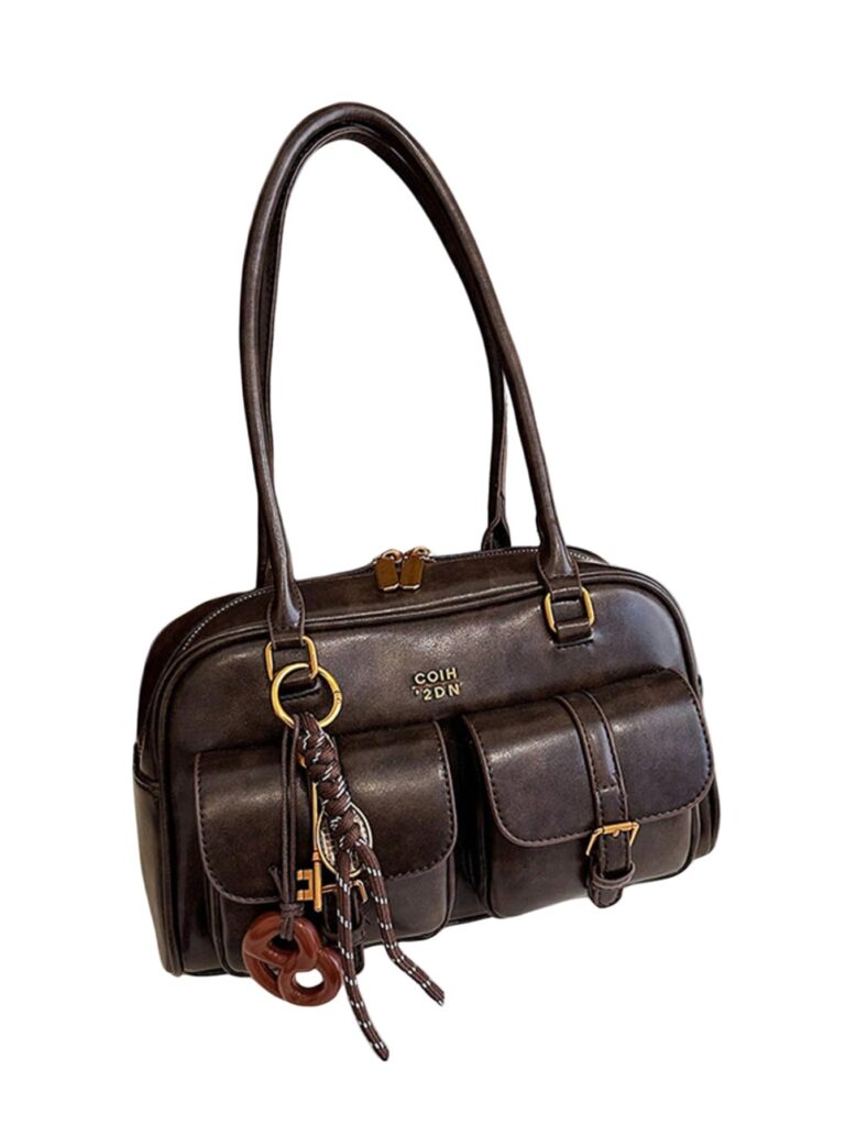 Review: Authentic Chloe Betty Brown Leather Shoulder Hand bag Double…