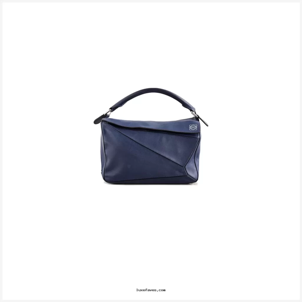 The Best Purses And Handbags: LOEWE Leather One Shoulder Bag Blue (2026)