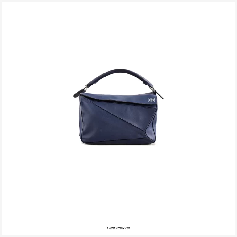 The Best Purses And Handbags: LOEWE Leather One Shoulder Bag Blue (2026)