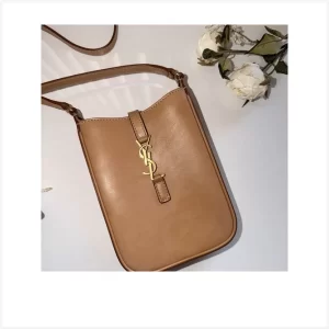 Saint Laurent YSL Women Small Hobo Bag BROWN. Authenticated by legit app