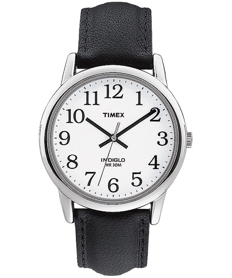 Review: Timex Easy Reader Black Leather Strap Watch