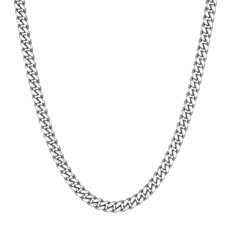 Review: VEXXS Men’s Gold Chain Flat Cut,18K Real Gold Plated Cuban Link Chain, Durable No Color Fading Curb Chain 4mm 5mm 6mm Men’s Necklace