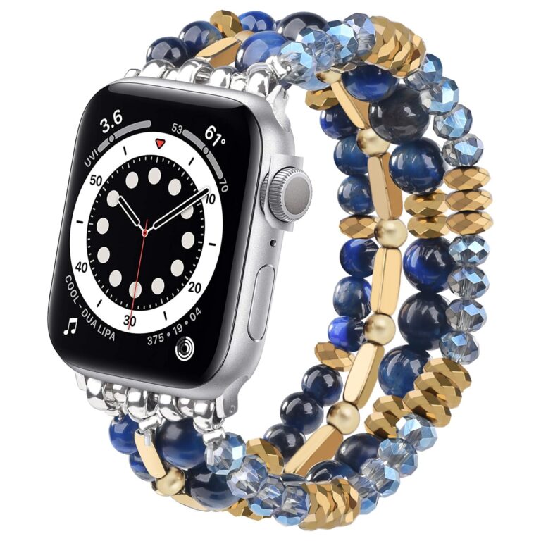 Review: V-MORO Beaded Boho Bracelet Compatible for Apple Watch Band…