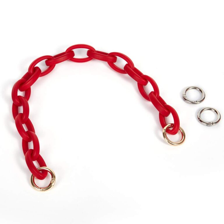 Review: Chanel Chain Shoulder Bag Minimatelasse Tassel Lambskin Red Gold…