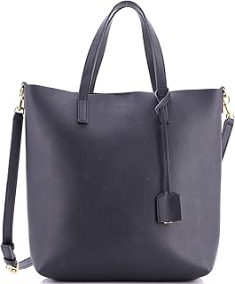 Review: Saint Laurent Calfskin Leather Crocodile Embossed Large Shopper Tote…