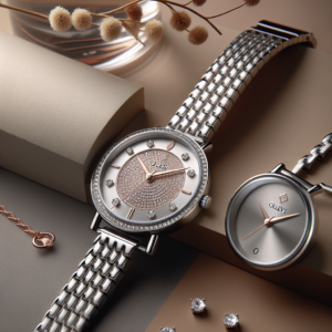 OLEVS Watches for Women Diamond Women's Wrist Watches, Small Wrist Stainless Steel Watch for Women, Fashion Dress Analog Quartz Ladies Watch