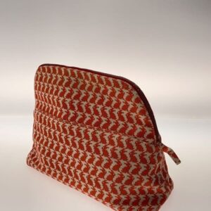 HERMES Bolide Pouch Cotton ORN Animal