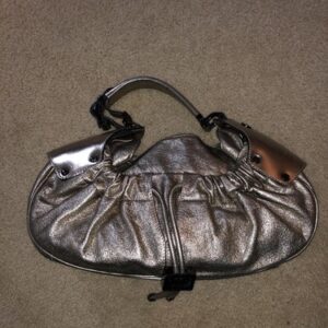 Burberry London Metallic Hobo Bag
