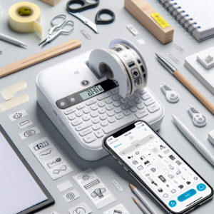 Nelko Label Maker Machine with Tape, P21 Portable Bluetooth Label Printer, Wireless Built-in Cutter Sticker Maker Mini Label Makers with Multiple Templates for School Organizing Office Home, White