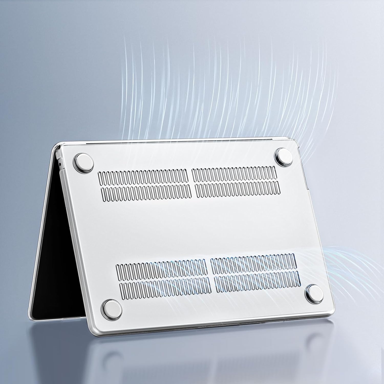 MOSISO Compatible with MacBook Air 13 inch Case 2026 2025 2024 2023 2022 M4 A3240 M3 A3113 M2 A2681,Plastic Hard Shell&Keyboard Cover&ScreenFilm&Type C for MacBook Air 13.6 inch Case, Crystal Clear - Image 8