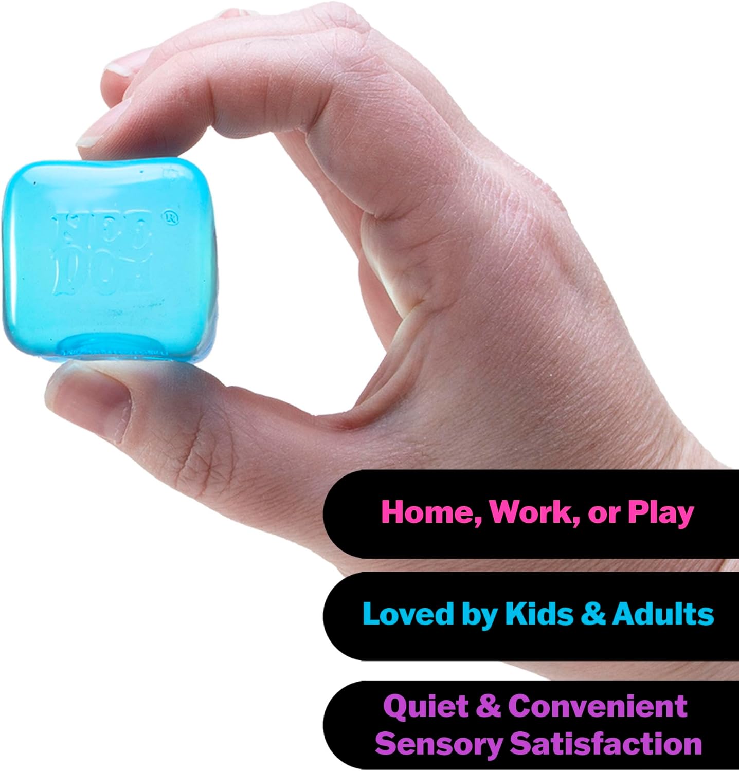 Schylling NeeDoh Nice Ice Baby - Sensory Squeeze Toy - Single Mini Nice Cube in Assorted Colors - Ages 3+ (Pack of 1) - Image 6