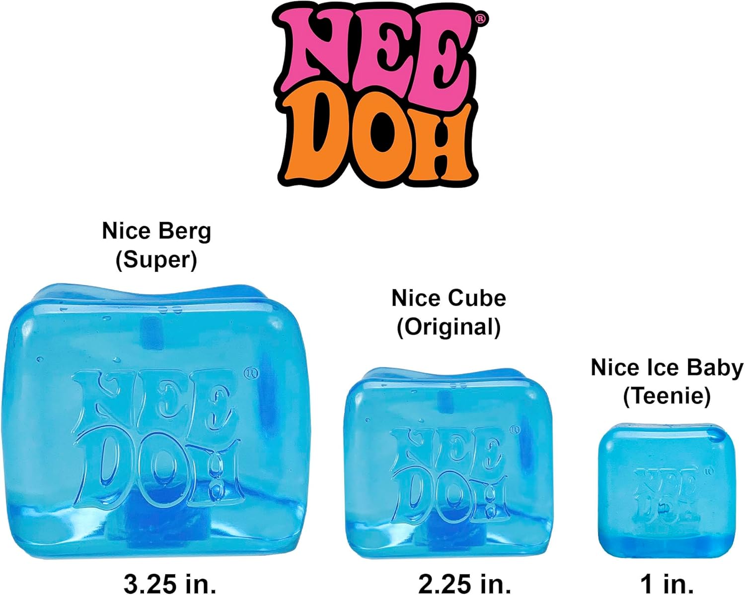 Schylling NeeDoh Nice Ice Baby - Sensory Squeeze Toy - Single Mini Nice Cube in Assorted Colors - Ages 3+ (Pack of 1) - Image 7