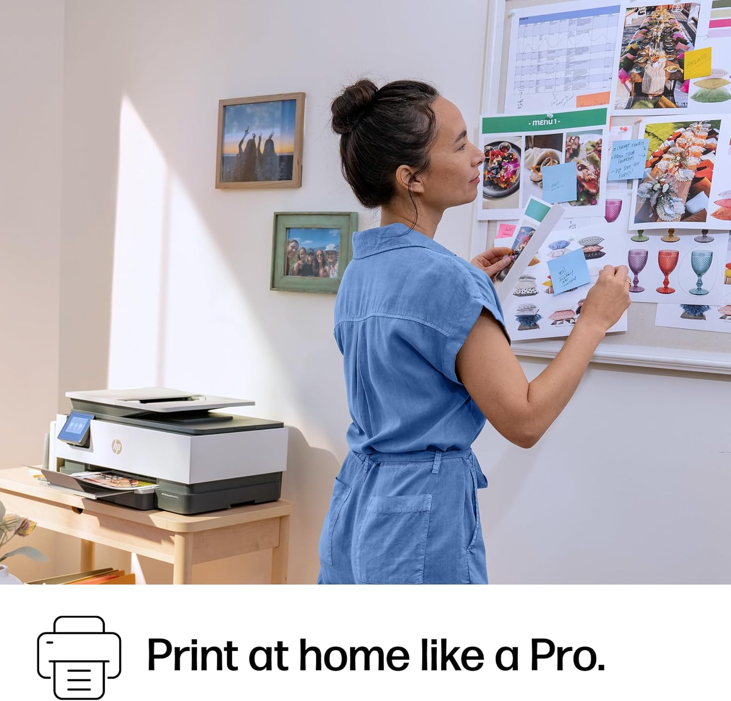HP OfficeJet Pro 8125e Wireless All-in-One Color Printer, Instant Ink; Two-Sided Printing - Image 11