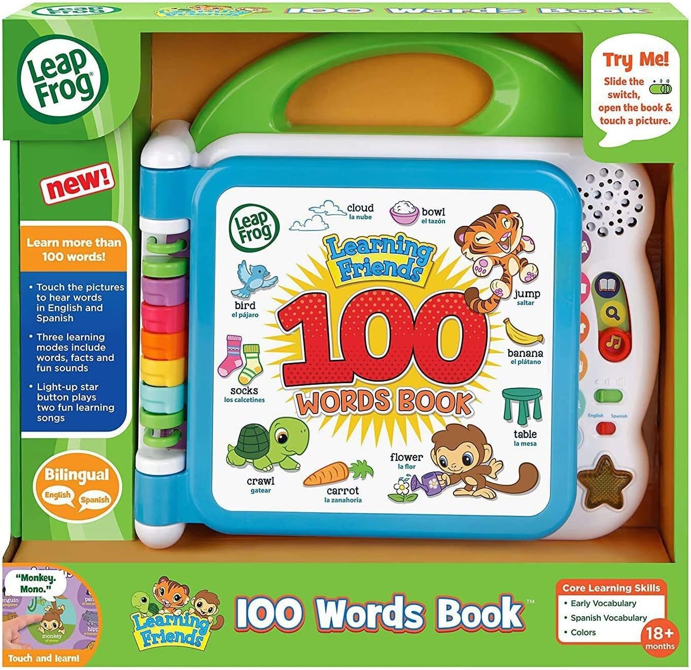 VTech Learning Friends 100 Words Book, Color - Image 7