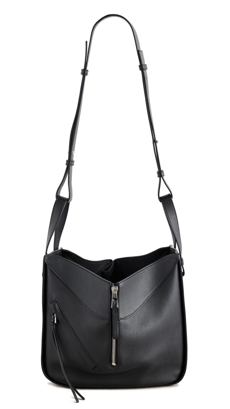 We Tested Auth LOEWE Hammock Small – Brown White Beige…