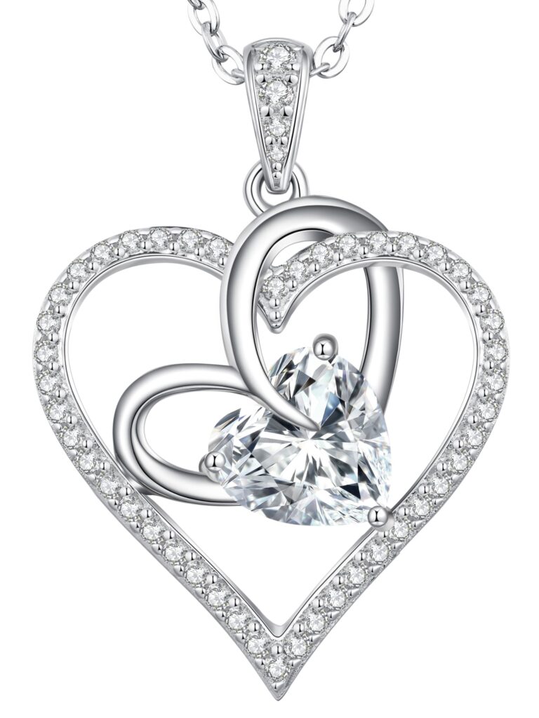 CDE Forever Love Heart Pendant Necklaces for Women 925 Sterling…