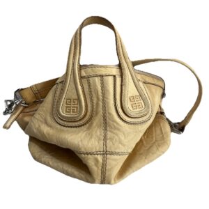 Givenchy Bag Nightingale Creme Cream Beige Tan Yellow 2way Small Logo Shoulder 2