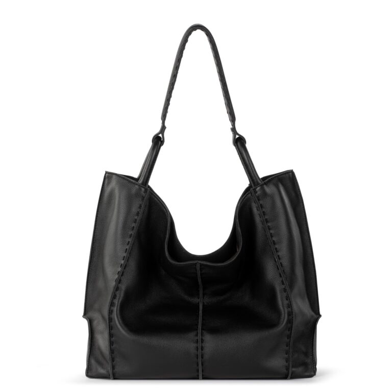The Sak Women’s De Young Leather Tote, Black, One Size…