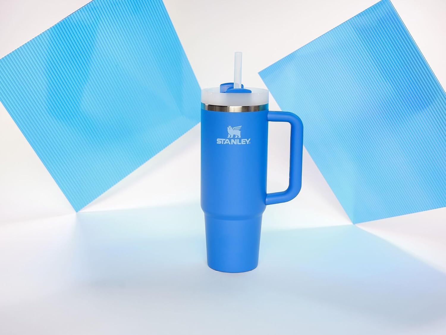 Stanley Quencher H2.0 Tumbler with Handle and Straw 30 oz | Flowstate 3-Position Lid | Cup Holder Compatible for Travel | Insulated Stainless Steel Cup | BPA-Free | Azure - Image 9