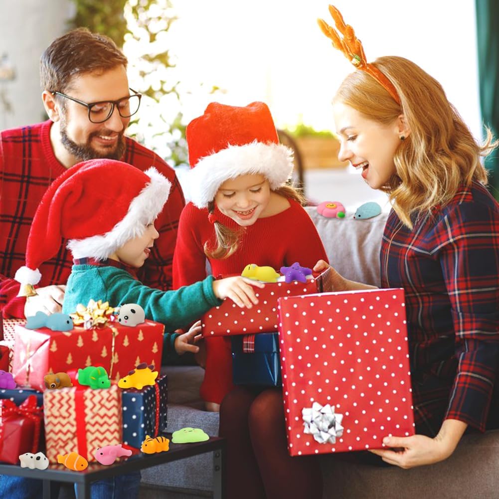 30 Pack Squishy Toys, Kawaii Squishies Party Favors for Kids 4-8 8-12 Treasure Box Toys for Classroom Birthday Xmas Gifts Goodie Bag Mini Animals Mochi Squishy Stress Relief Sensory Toy Random - Image 4