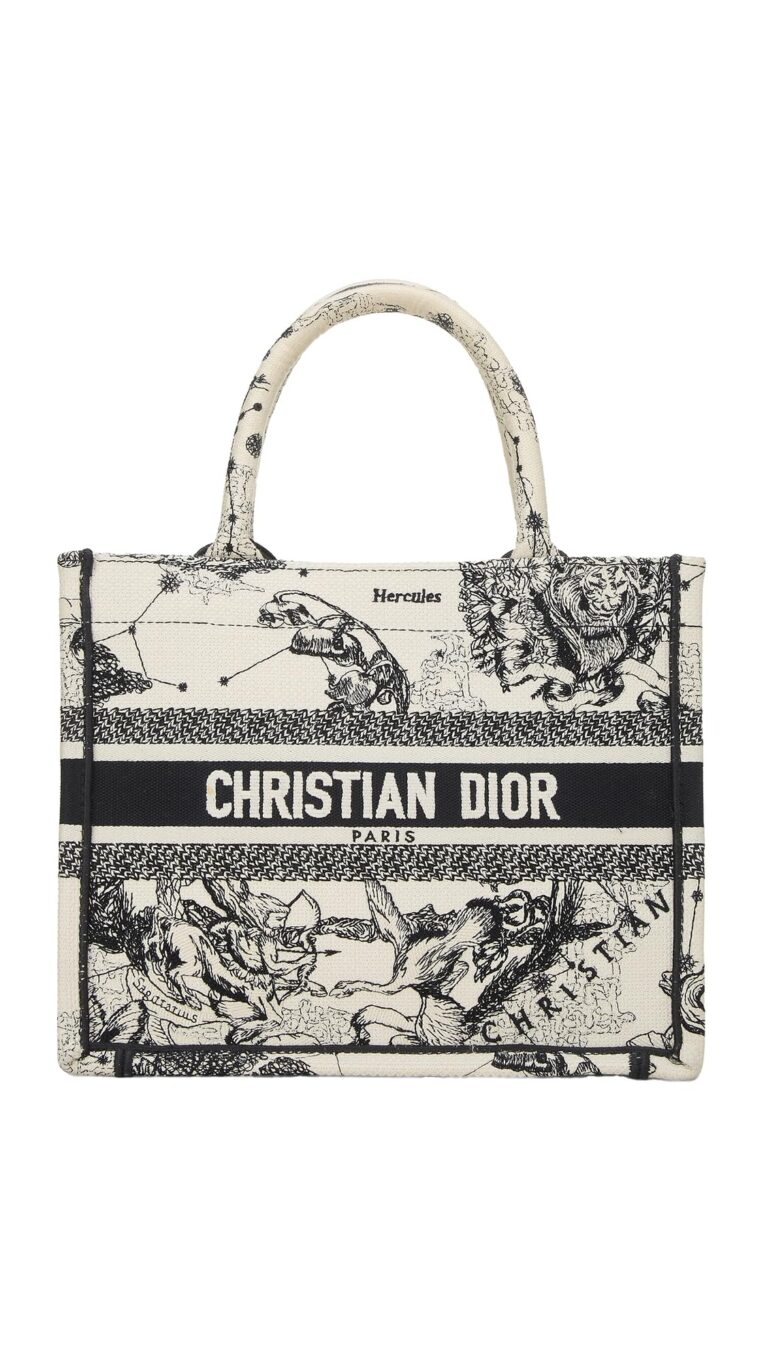 Review: Christian Dior Lady Dior Canage Hand Bag Leather White……