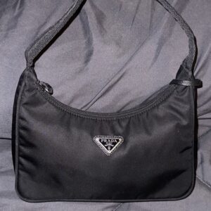 PRADA Re-Edition 2000 Shoulder Bag Mini Black Nylon